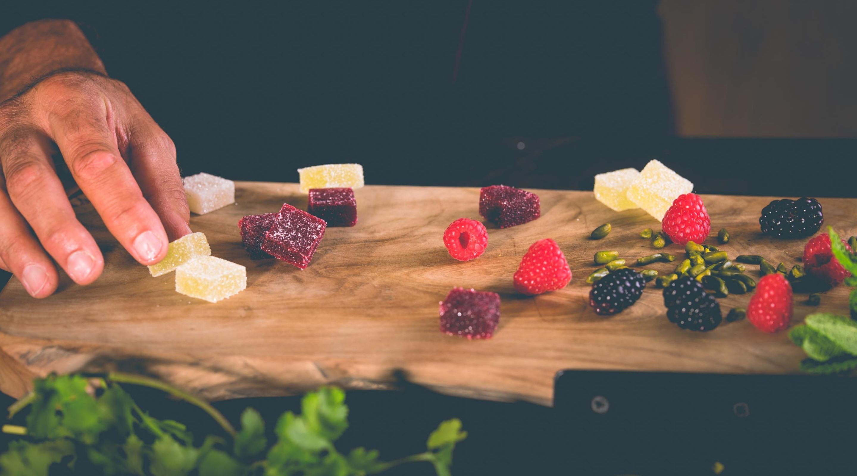 Assortissement de pâtes à fruits